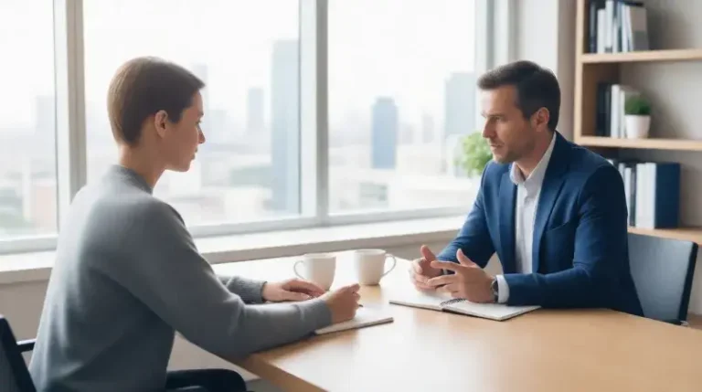 Pedro Paulo executive coaching session with business leader discussing strategy and leadership development