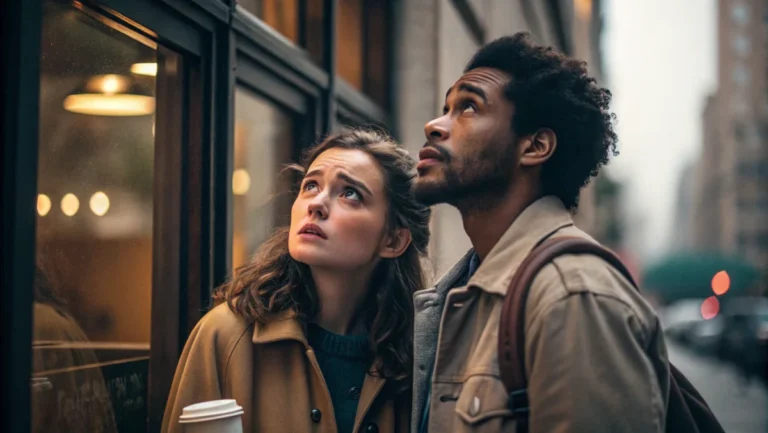 Couple holding hands with uncertain expression representing casi algo meaning in modern relationships